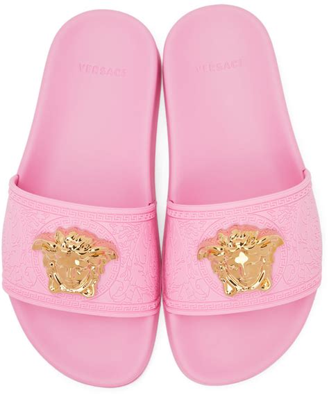 versace pink slides|pink Versace eyeglass frames.